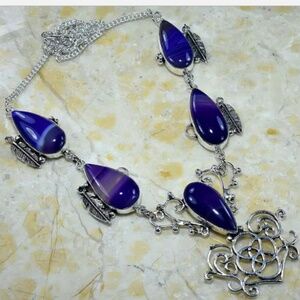 HANDCRAFTED BOTSWANA AGATE NECKLACE